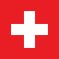Flag design. Swiss flag on the white background, isolated flat layout for your designs. Vector illustration.